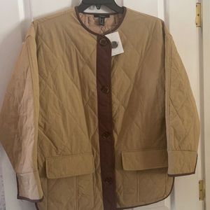 Forever 21 Qulited contrast -trim jacket